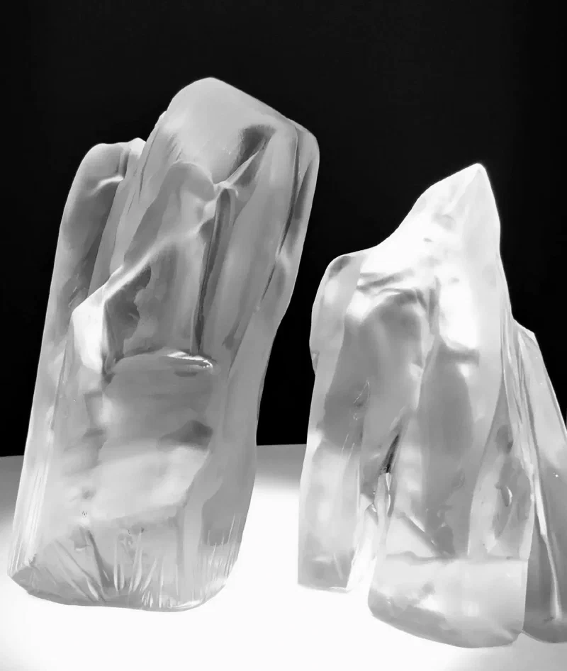 Invisible Memory — Carved glass crystal